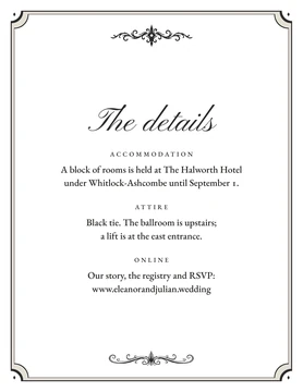 Copperplate details card