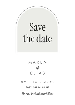Meridian save the date
