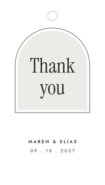 Meridian favor tags & bottle labels