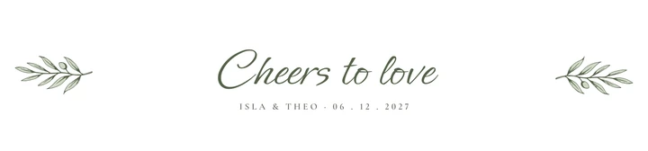 Favor Tags & Bottle Labels: bottle label in the Olive Grove design