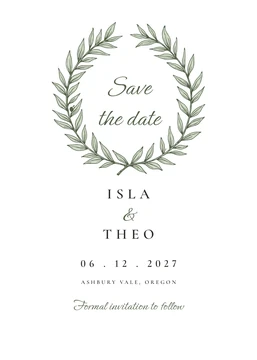 Save the Date, Olive Grove