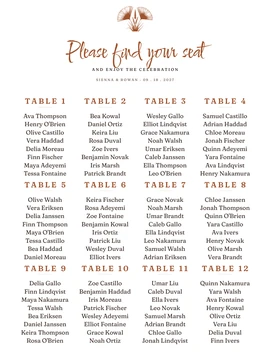 Wild Pampas seating chart