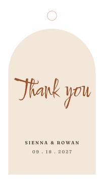 Wild Pampas favor tags & bottle labels