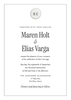 Meridian invitation, layout 2