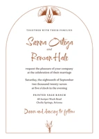 Wild Pampas invitation, layout 2
